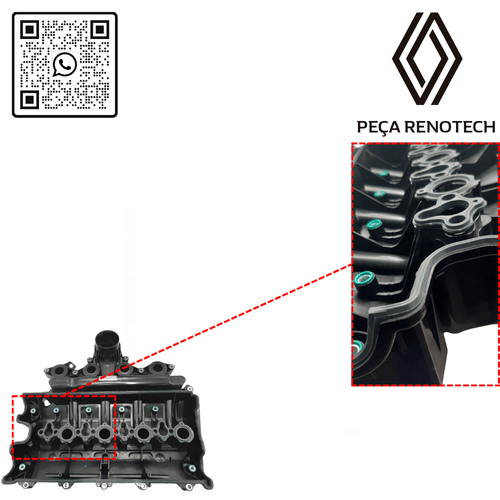 RN 714033-X 8200714033 TAMPA DE VALVULAS MOT 2.5 16V G9U MASTER CJUNTA IMP 3